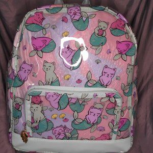 BETSY JOHNSON CLEAR BACKPACK